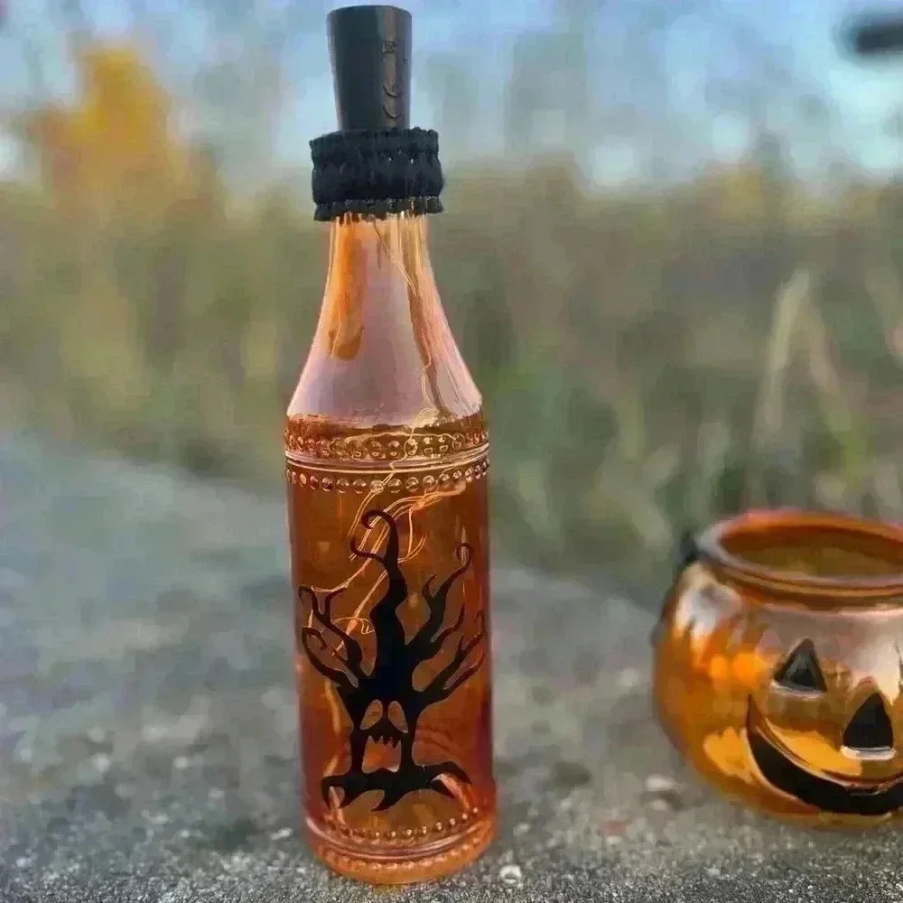NEW Light Up - Halloween Spooky Tree Apothecary Spell Jar - Potion Bottle Art